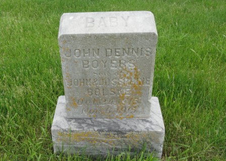 BOLSKE, JOHN DENNIS BOYERS - Emmet County, Iowa | JOHN DENNIS BOYERS BOLSKE 