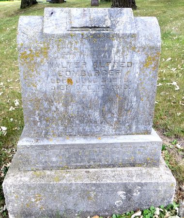 BOMBARGER, WALTER ALFRED - Emmet County, Iowa | WALTER ALFRED BOMBARGER 