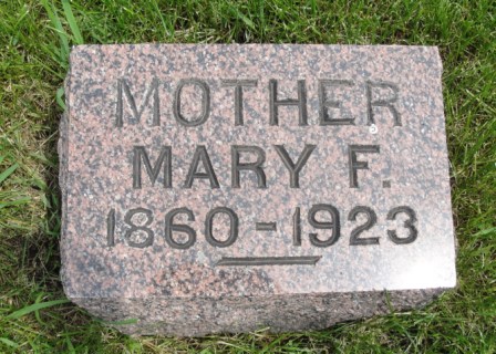 BRIGGS, MARY FRANCIS - Emmet County, Iowa | MARY FRANCIS BRIGGS 