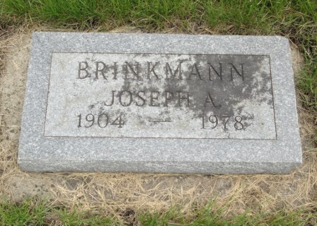 BRINKMANN, JOSEPH A. - Emmet County, Iowa | JOSEPH A. BRINKMANN 