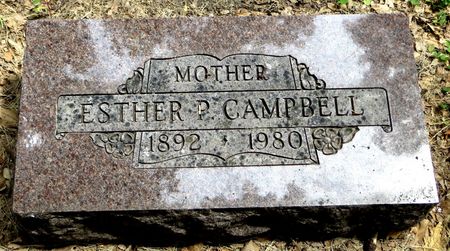 LINDSLEY CAMPBELL, ESTHER P. - Emmet County, Iowa | ESTHER P. LINDSLEY CAMPBELL 