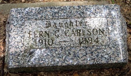 CARLSON, FERN CHRISTINA - Emmet County, Iowa | FERN CHRISTINA CARLSON 