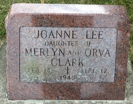 CLARK, JOANNE LEE - Emmet County, Iowa | JOANNE LEE CLARK 