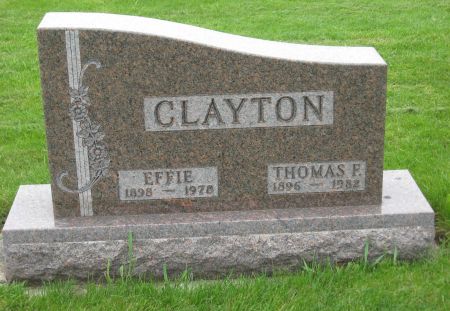 CLAYTON, EFFIE - Emmet County, Iowa | EFFIE CLAYTON 