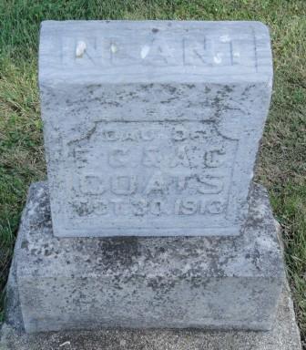 COATS, INFANT DAUGHTER - Emmet County, Iowa | INFANT DAUGHTER COATS 