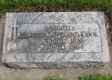 COOK, MILDRED - Emmet County, Iowa | MILDRED COOK 