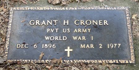 CRONER, GRANT HAROLD - Emmet County, Iowa | GRANT HAROLD CRONER 