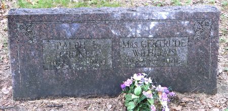 CRONER WILHELMS, GERTRUDE - Emmet County, Iowa | GERTRUDE CRONER WILHELMS 