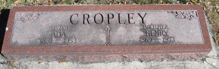 CROPLEY, ADA - Emmet County, Iowa | ADA CROPLEY 