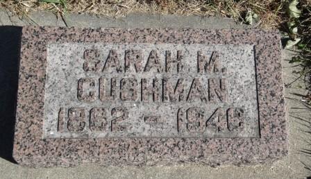 HEMPHILL CUSHMAN, SARAH MARGARET - Emmet County, Iowa | SARAH MARGARET HEMPHILL CUSHMAN 