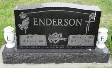 ENDERSON, GEORGE OLAF - Emmet County, Iowa | GEORGE OLAF ENDERSON 