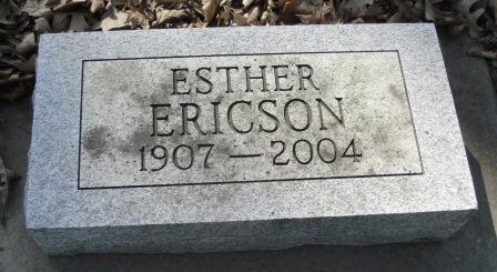 ERICSON, ESTHER - Emmet County, Iowa | ESTHER ERICSON 