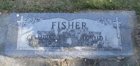 FISHER, GERALDINE J. - Emmet County, Iowa | GERALDINE J. FISHER 