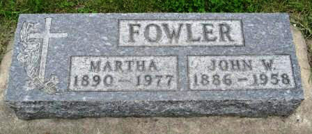 FOWLER, MARTHA M. - Emmet County, Iowa | MARTHA M. FOWLER 