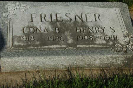 FRIESNER, HENRY S. - Emmet County, Iowa | HENRY S. FRIESNER 
