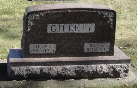 GILLETT, OLGA D. - Emmet County, Iowa | OLGA D. GILLETT 