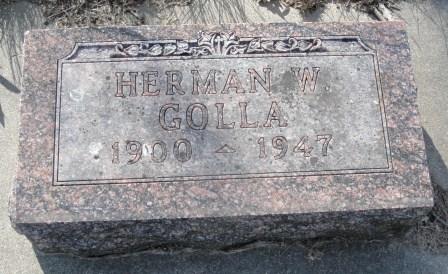 GOLLA, HERMAN WILLIAM - Emmet County, Iowa | HERMAN WILLIAM GOLLA 