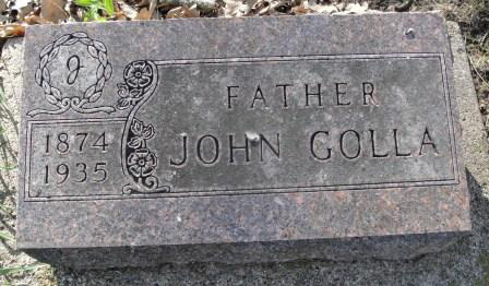 GOLLA, JOHN - Emmet County, Iowa | JOHN GOLLA 
