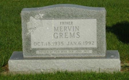 GREMS, MERVIN J. - Emmet County, Iowa | MERVIN J. GREMS 