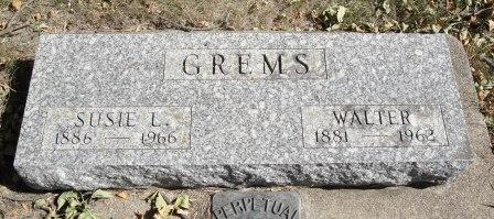 GREMS, SUSIE LOUISE - Emmet County, Iowa | SUSIE LOUISE GREMS 