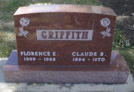 GRIFFITH, FLORENCE E. - Emmet County, Iowa | FLORENCE E. GRIFFITH 