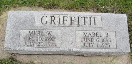 GRIFFITH, MABEL B. - Emmet County, Iowa | MABEL B. GRIFFITH 