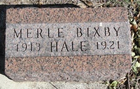 HALE, MERLE BIXBY - Emmet County, Iowa | MERLE BIXBY HALE 