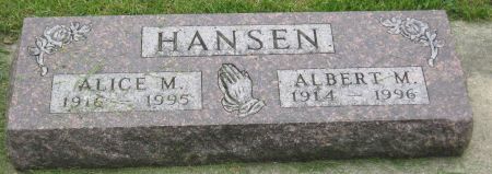 HANSEN, ALBERT M. - Emmet County, Iowa | ALBERT M. HANSEN 