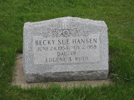 HANSEN, BECKY SUE - Emmet County, Iowa | BECKY SUE HANSEN 