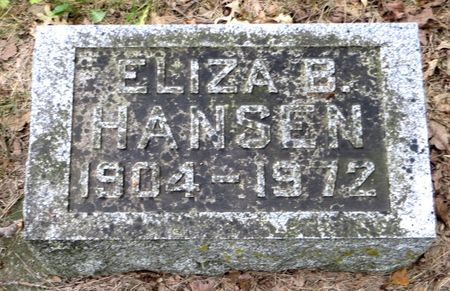 HANSEN, ELIZA B. - Emmet County, Iowa | ELIZA B. HANSEN 
