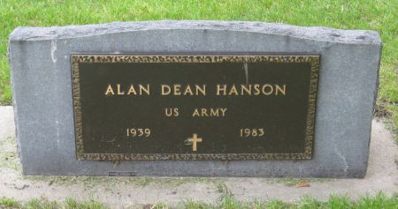 HANSON, ALAN DEAN - Emmet County, Iowa | ALAN DEAN HANSON 