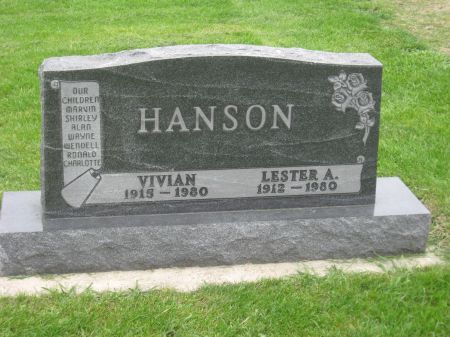 HANSON, VIVIAN - Emmet County, Iowa | VIVIAN HANSON 