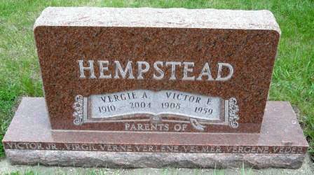 TALLEDGE HEMPSTEAD, VERGIE ARLENE - Emmet County, Iowa | VERGIE ARLENE TALLEDGE HEMPSTEAD 