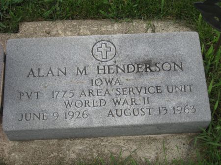 HENDERSON, ALAN M. - Emmet County, Iowa | ALAN M. HENDERSON 