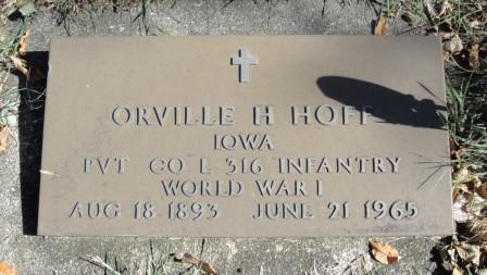 HOFF, ORVILLE H. - Emmet County, Iowa | ORVILLE H. HOFF 