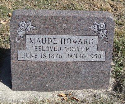 HOWARD, MAUDE - Emmet County, Iowa | MAUDE HOWARD 