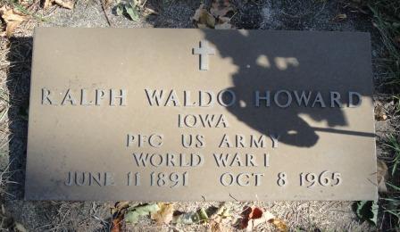 HOWARD, RALPH WALDO - Emmet County, Iowa | RALPH WALDO HOWARD 