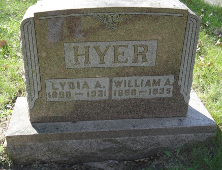 MCCLAIN HYER, LYDIA ANN - Emmet County, Iowa | LYDIA ANN MCCLAIN HYER 