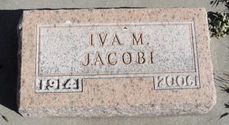 JACOBI, IVA M. - Emmet County, Iowa | IVA M. JACOBI 