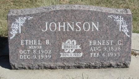 JOHNSON, ERNEST C. - Emmet County, Iowa | ERNEST C. JOHNSON 
