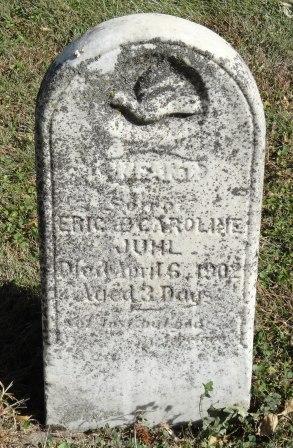 JUHL, INFANT SON - Emmet County, Iowa | INFANT SON JUHL 