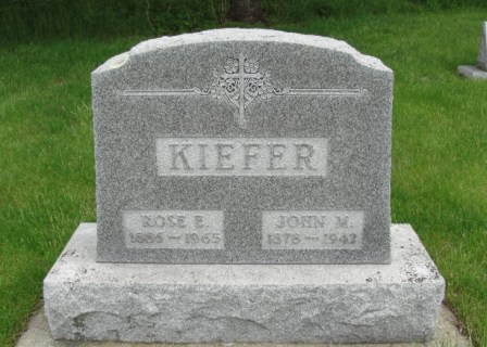 KIEFER, ROSE ELIZABETH - Emmet County, Iowa | ROSE ELIZABETH KIEFER 