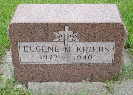 KRIEBS, EUGENE MATHEW - Emmet County, Iowa | EUGENE MATHEW KRIEBS 