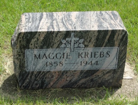 MILLER KRIEBS, MARGARET 