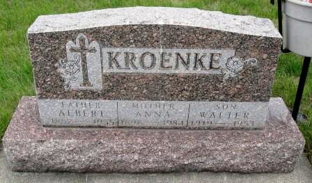 KRONKE KROENKE, ANNA ELLA - Emmet County, Iowa | ANNA ELLA KRONKE KROENKE 