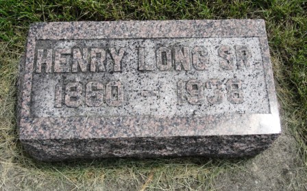 LONG, HENRY, SR. - Emmet County, Iowa | HENRY, SR. LONG 