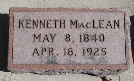 MACLEAN, KENNETH - Emmet County, Iowa | KENNETH MACLEAN 