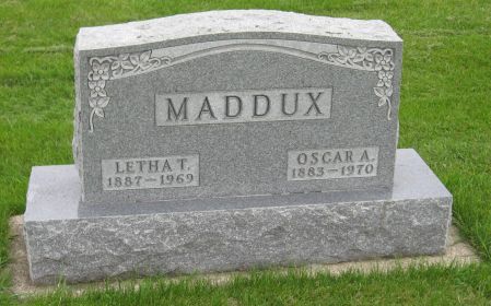MADDUX, OSCAR A. - Emmet County, Iowa | OSCAR A. MADDUX 