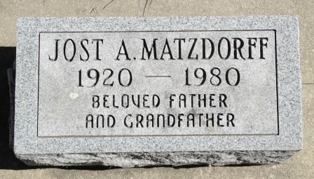 MATZDORFF, JOST A. - Emmet County, Iowa | JOST A. MATZDORFF 