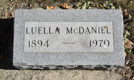 SHELDON MCDANIEL, LUELLA - Emmet County, Iowa | LUELLA SHELDON MCDANIEL 